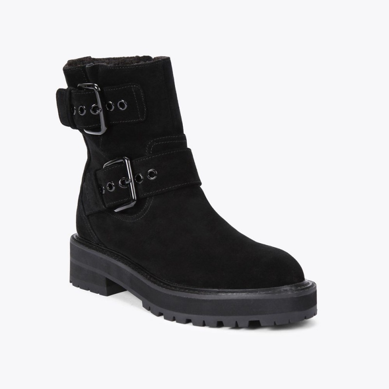 Kurt Geiger Hackney Biciclist Boot Negrii | PTUKSZ-356