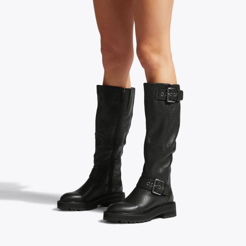 Kurt Geiger Hackney Knee Boot Negrii | KMWLGZ-593