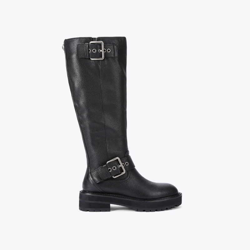 Kurt Geiger Hackney Knee Boot Negrii | KMWLGZ-593