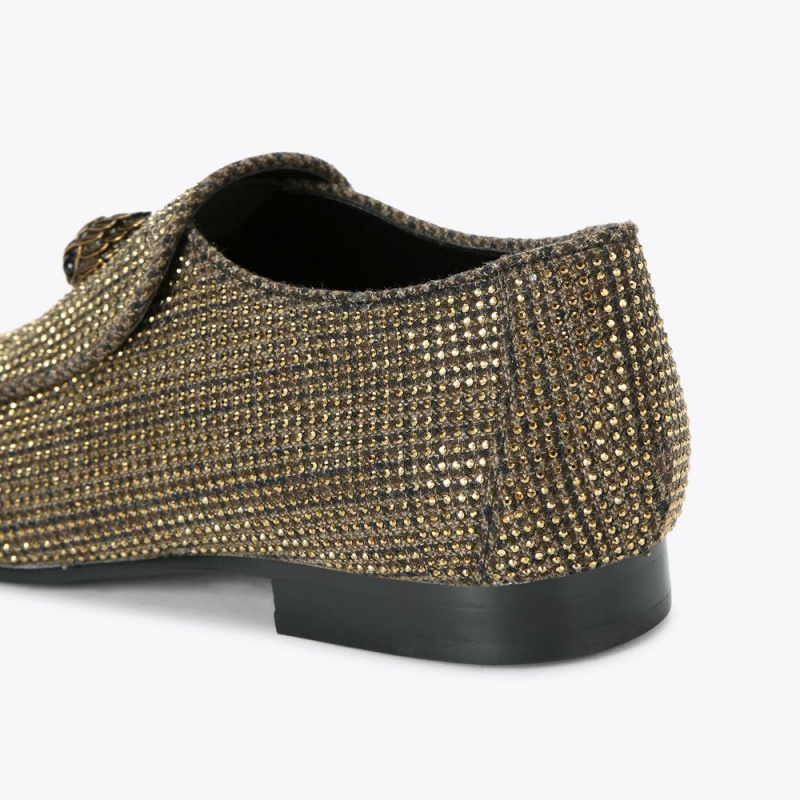 Kurt Geiger Hugh Eagle Herringbone Loafer Maro | XVWOGU-305