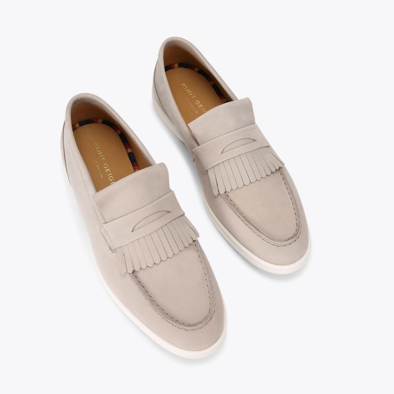 Kurt Geiger Julian Loafer Gri | KHUYPQ-495