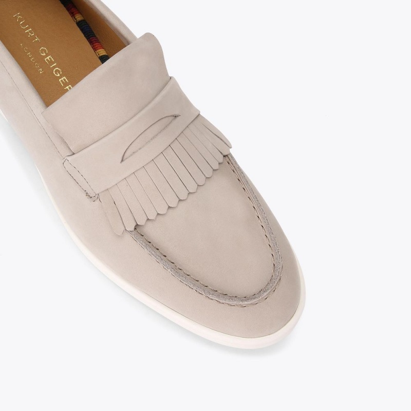 Kurt Geiger Julian Loafer Gri | KHUYPQ-495