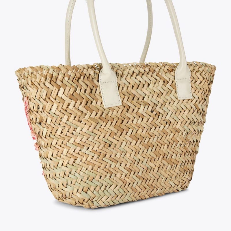 Kurt Geiger Kensington Basket Bag Bej | YDENIP-749