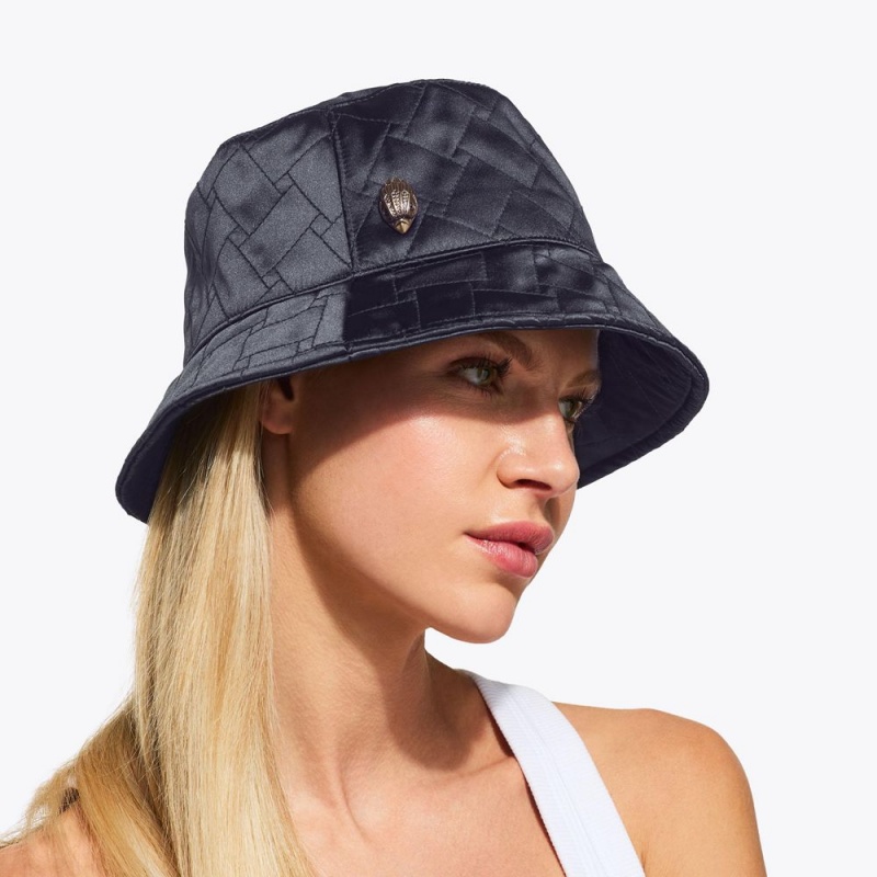 Kurt Geiger Kensington Bucket Hat Negrii | LTUWNY-918