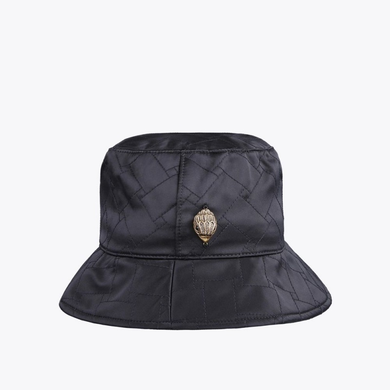 Kurt Geiger Kensington Bucket Hat Negrii | LTUWNY-918