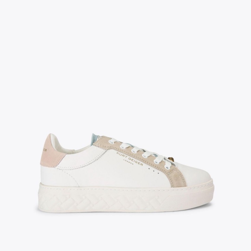 Kurt Geiger Kensington Cupsole Sneaker Albi Bej | NZTHXG-642