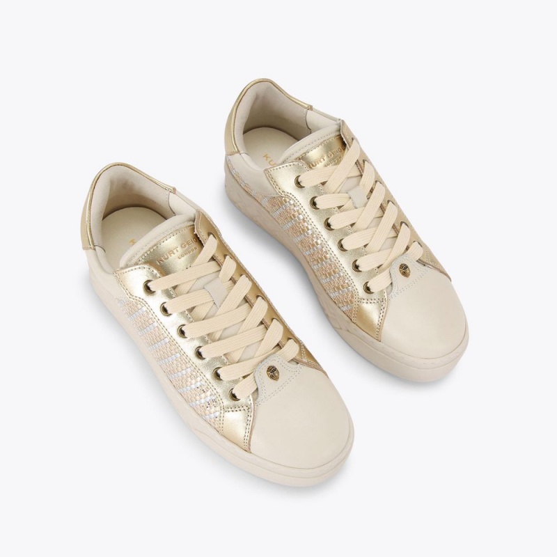 Kurt Geiger Kensington Cupsole Sneaker Bej Aurii | OWUZSR-063