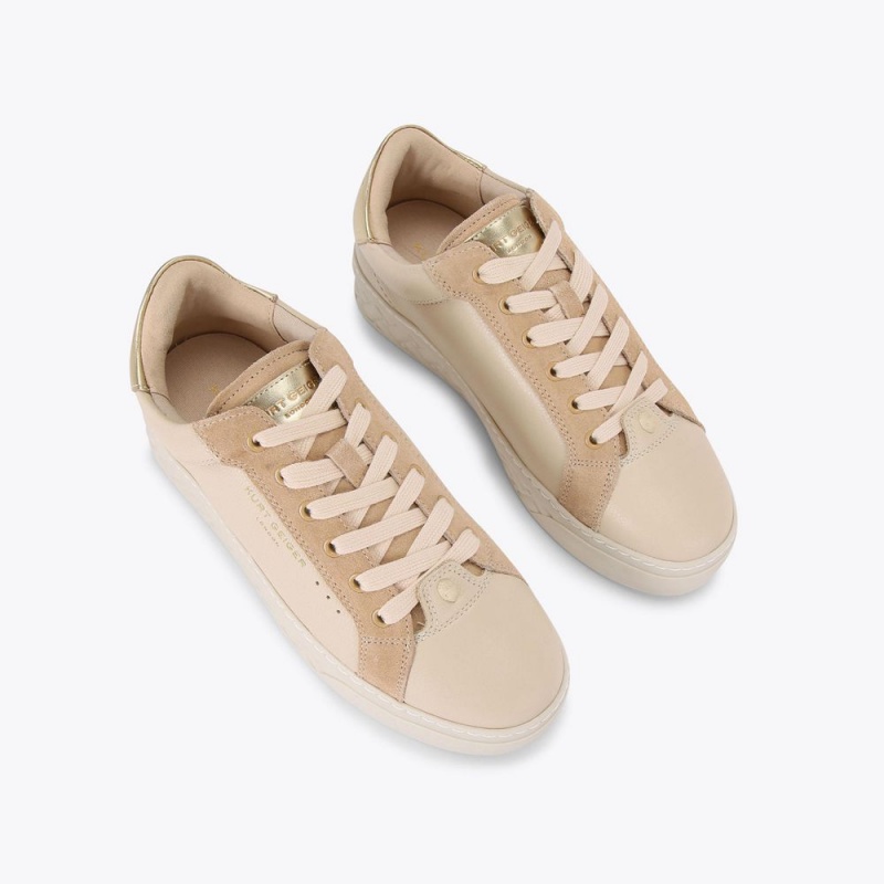 Kurt Geiger Kensington Cupsole Sneaker Bej Aurii | SGYUFR-875