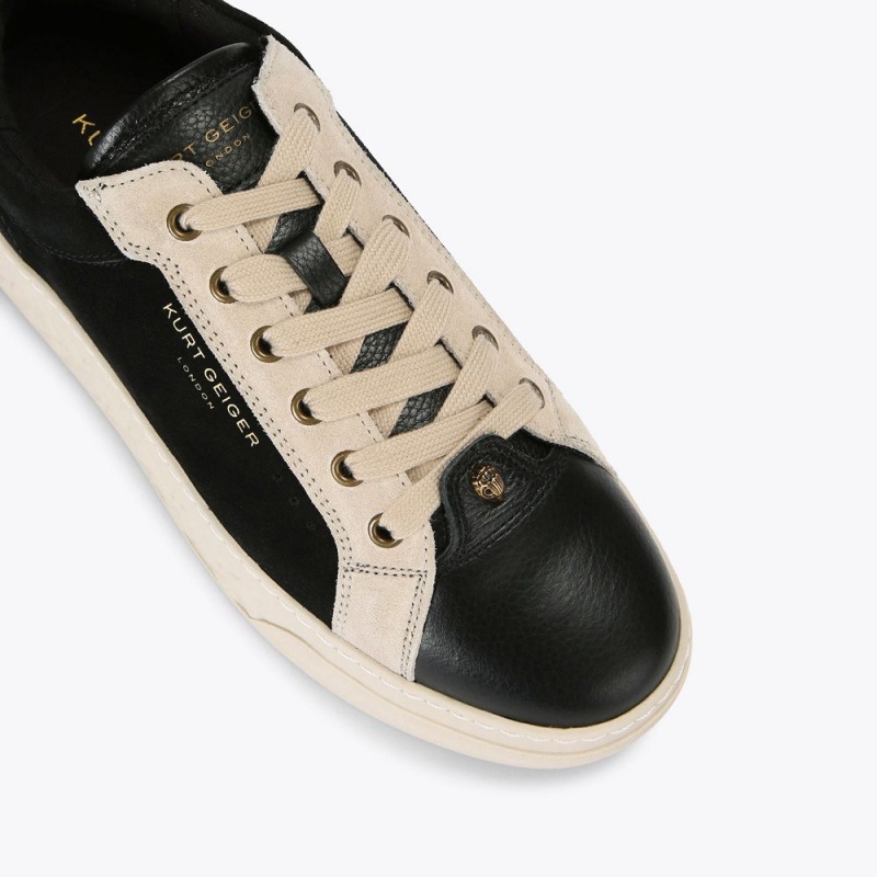 Kurt Geiger Kensington Cupsole Sneaker Negrii Roz | DTMAKH-086