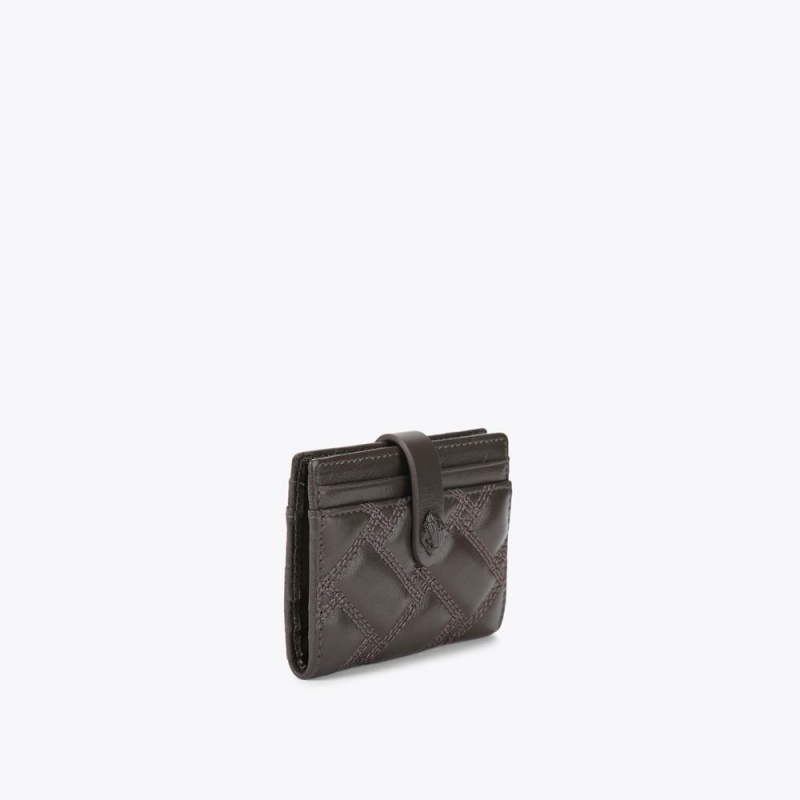 Kurt Geiger Kensington Drench Card Holder Maro Inchis | IJUQCA-763