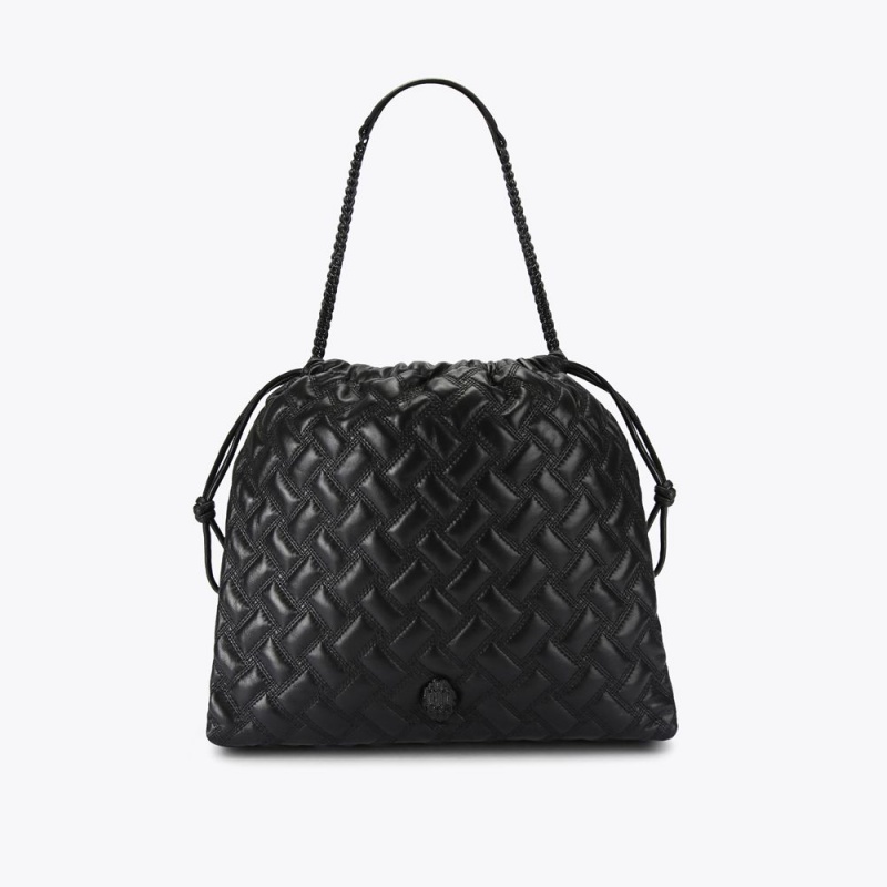 Kurt Geiger Kensington Drench Drawstring Bag Negrii | AFVYRT-561