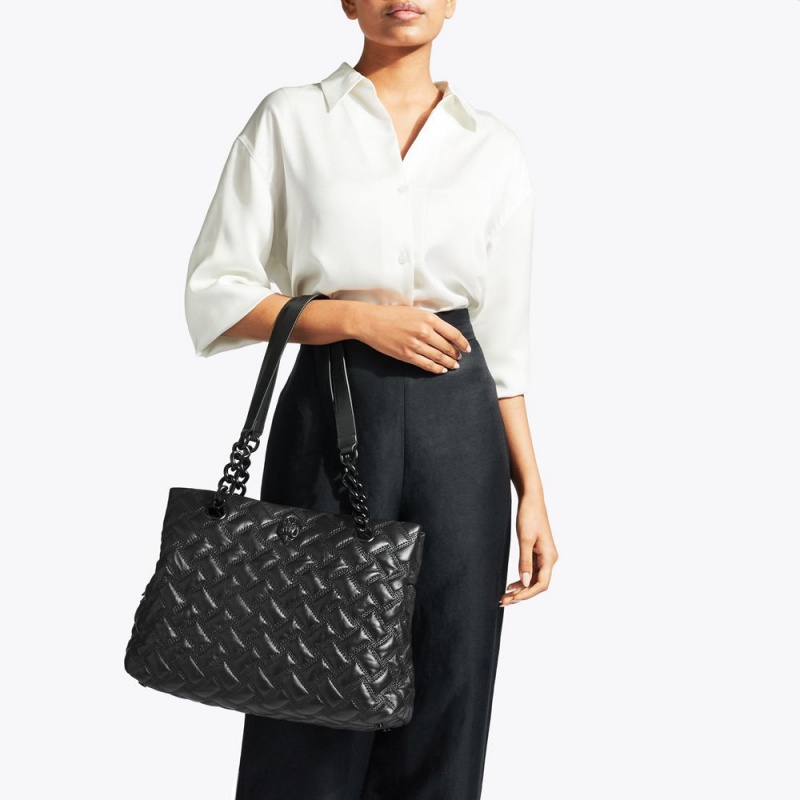 Kurt Geiger Kensington Drench Tote Bag Negrii | AUKPYT-907