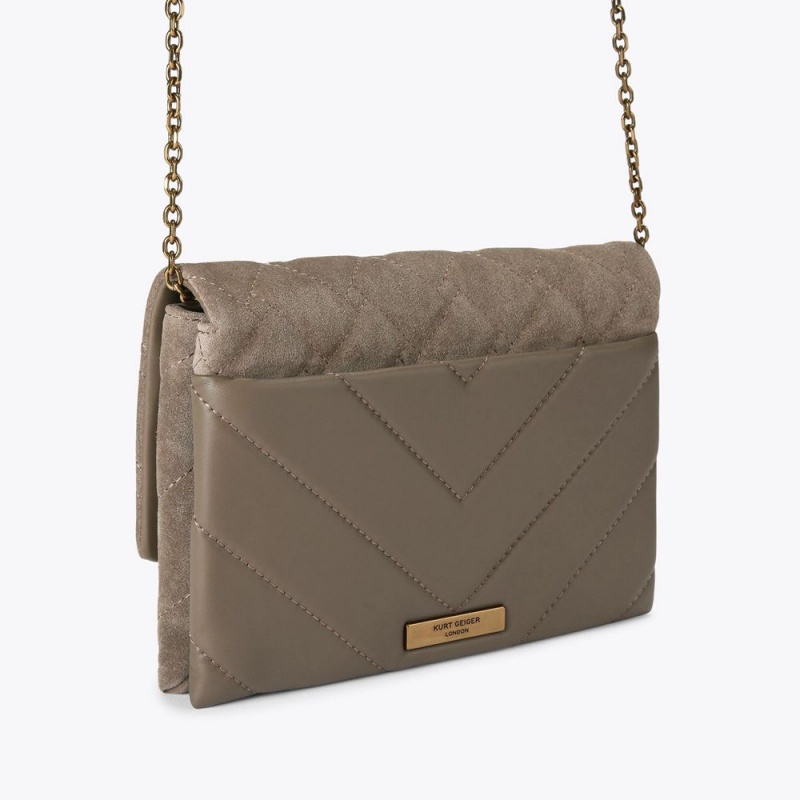 Kurt Geiger Kensington Duet Bag Taupe | IUOPJH-170