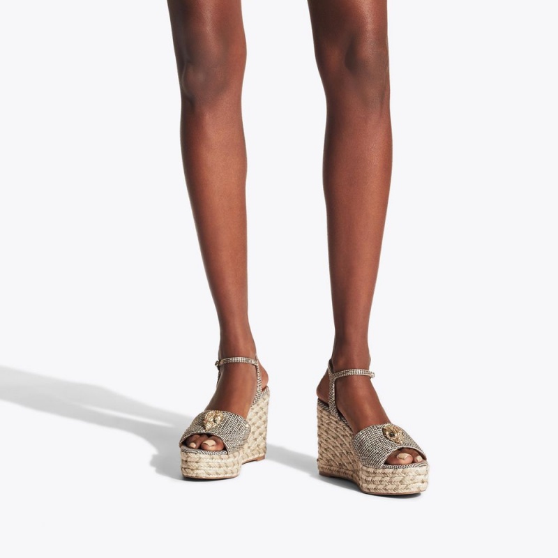 Kurt Geiger Kensington Espadrile Wedge Maro | NMLCIW-534