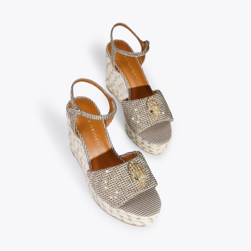 Kurt Geiger Kensington Espadrile Wedge Maro | NMLCIW-534