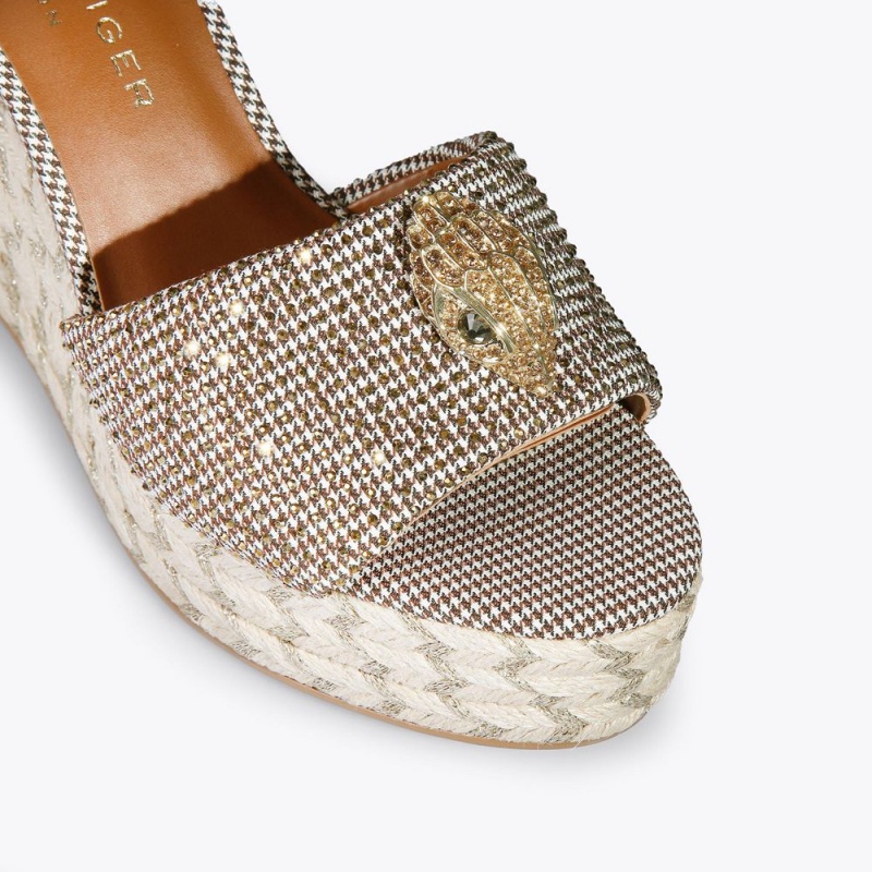 Kurt Geiger Kensington Espadrile Wedge Maro | NMLCIW-534