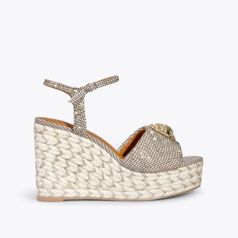 Kurt Geiger Kensington Espadrile Wedge Maro | NMLCIW-534