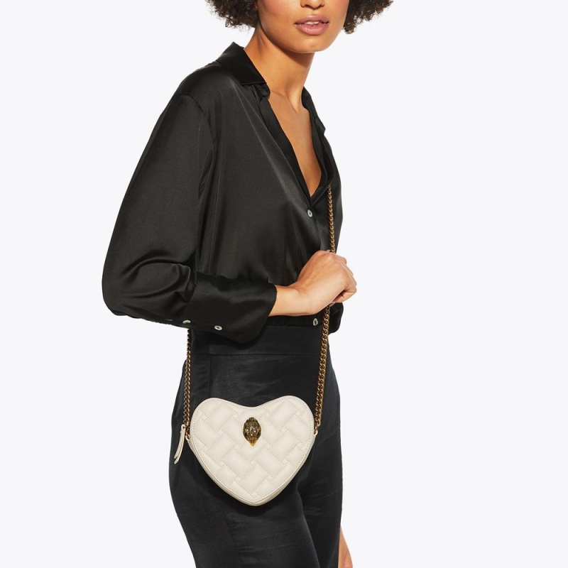 Kurt Geiger Kensington Heart Bag Albi | KCORZG-286