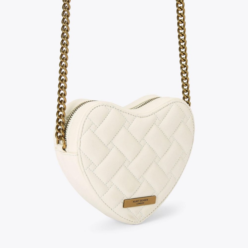 Kurt Geiger Kensington Heart Bag Albi | KCORZG-286