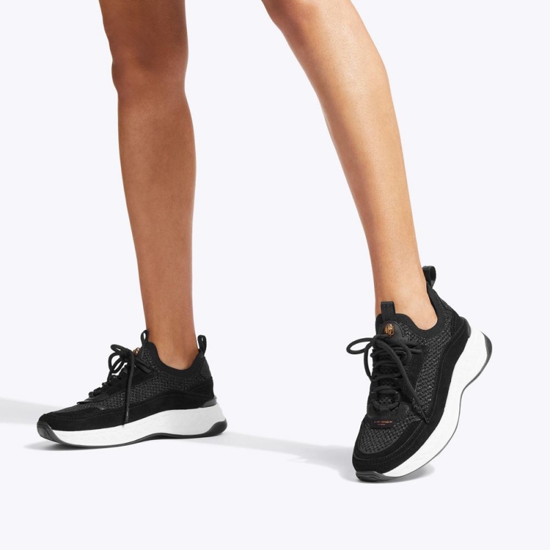 Kurt Geiger Kensington Knit Sneaker Negrii | GHZMJR-037