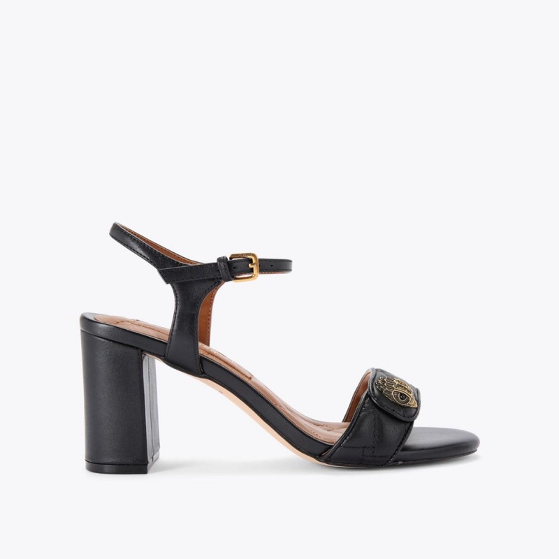 Kurt Geiger Kensington Langley Heel Negrii | XSOEVY-089