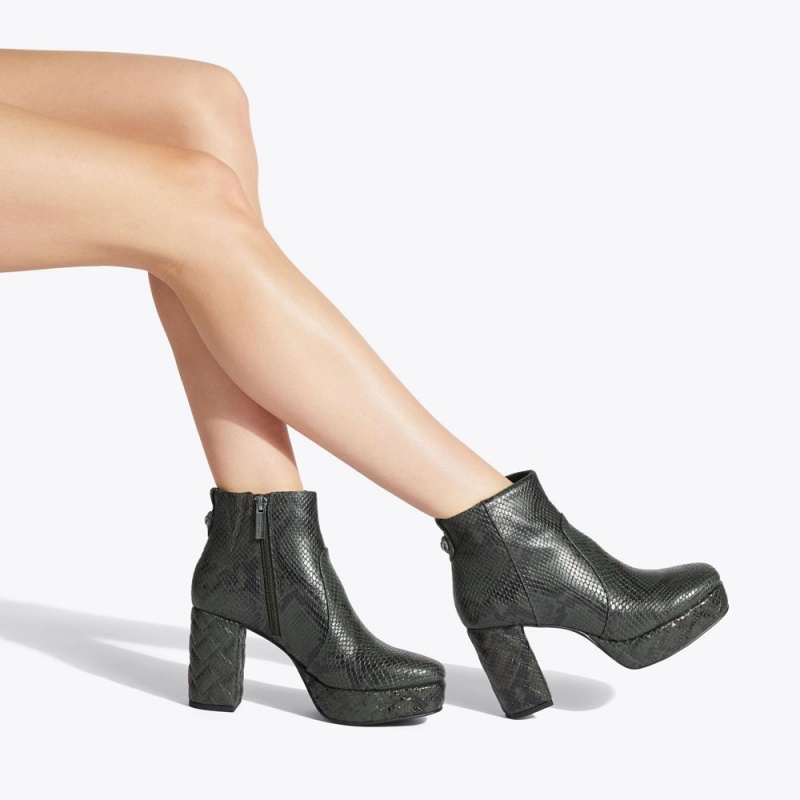 Kurt Geiger Kensington Platforma Ankle Boot Verzi | IXZNRQ-706