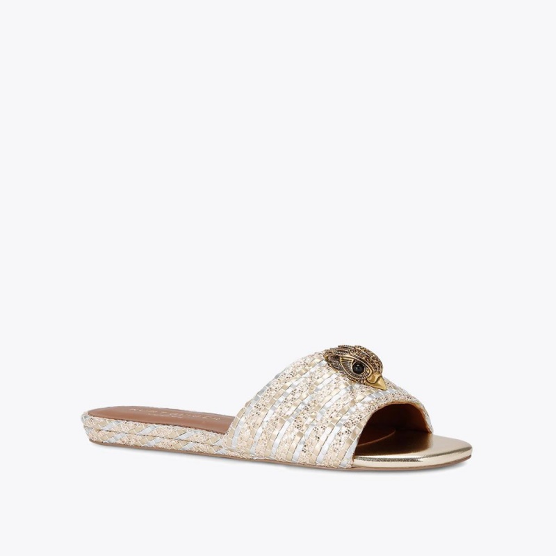 Kurt Geiger Kensington Plati Sandal Argintii | UCFSOT-734