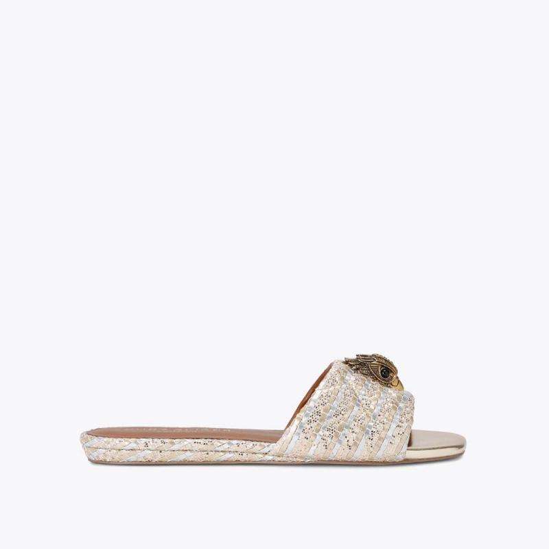 Kurt Geiger Kensington Plati Sandal Argintii | UCFSOT-734