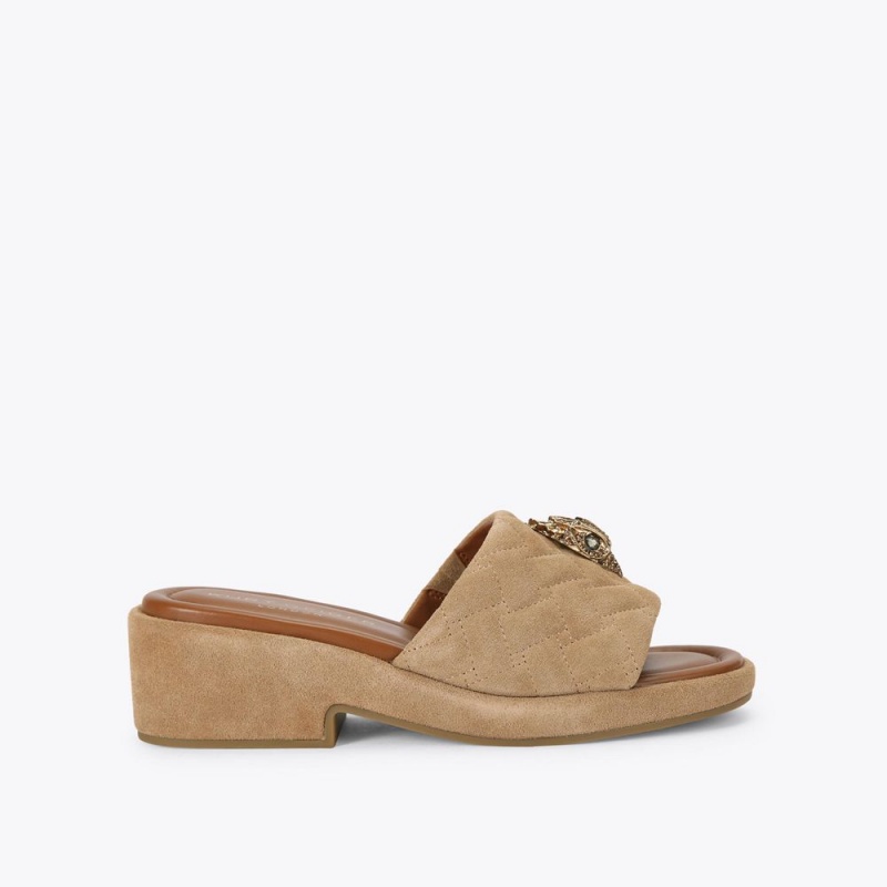 Kurt Geiger Kensington Slip On Sandal Maro | YIMJQS-628