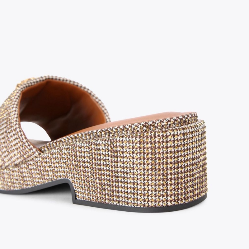 Kurt Geiger Kensington Slip On Sandal Maro | XSVBRF-852