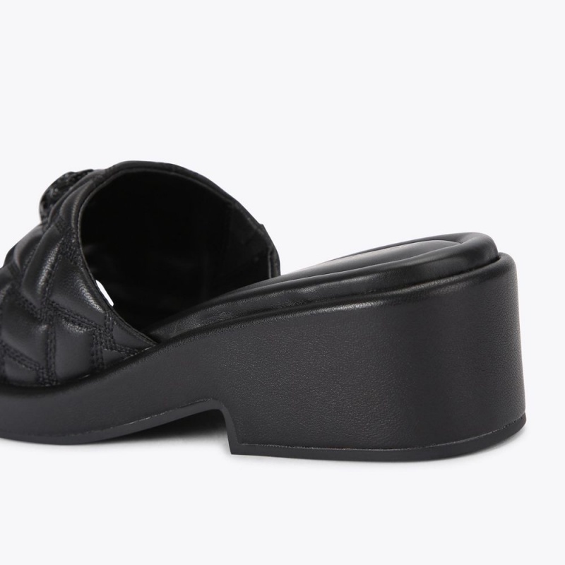 Kurt Geiger Kensington Slip On Sandal Negrii | FWUHBO-645