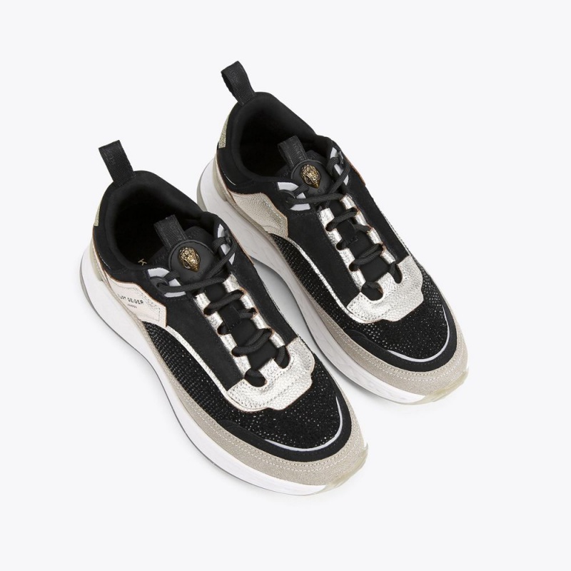 Kurt Geiger Kensington Sneaker Negrii Bej | LEQCJV-038