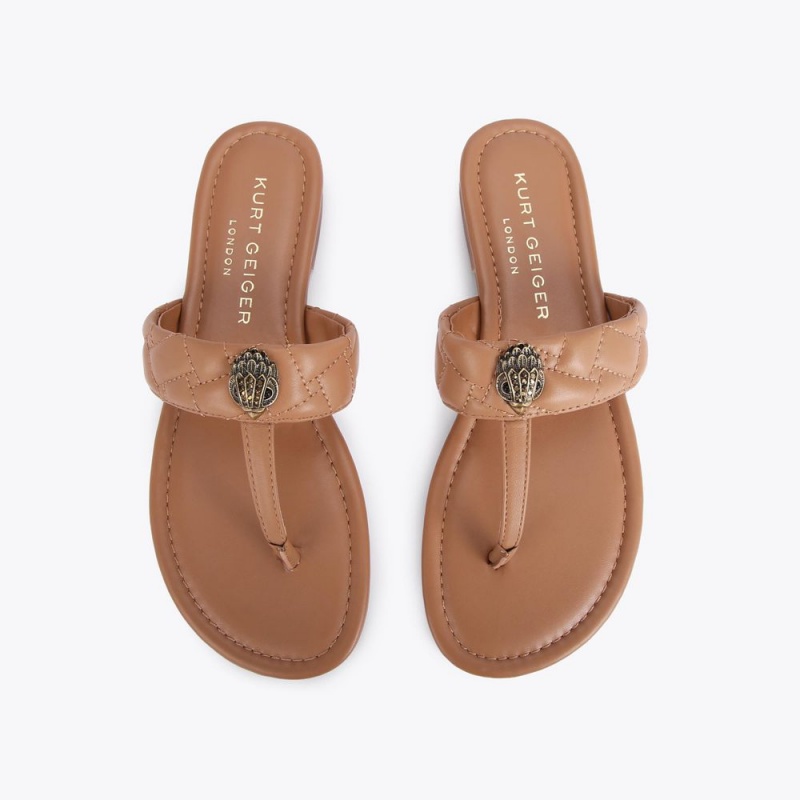 Kurt Geiger Kensington T-Bar Sandal Maro | AIRVLT-405