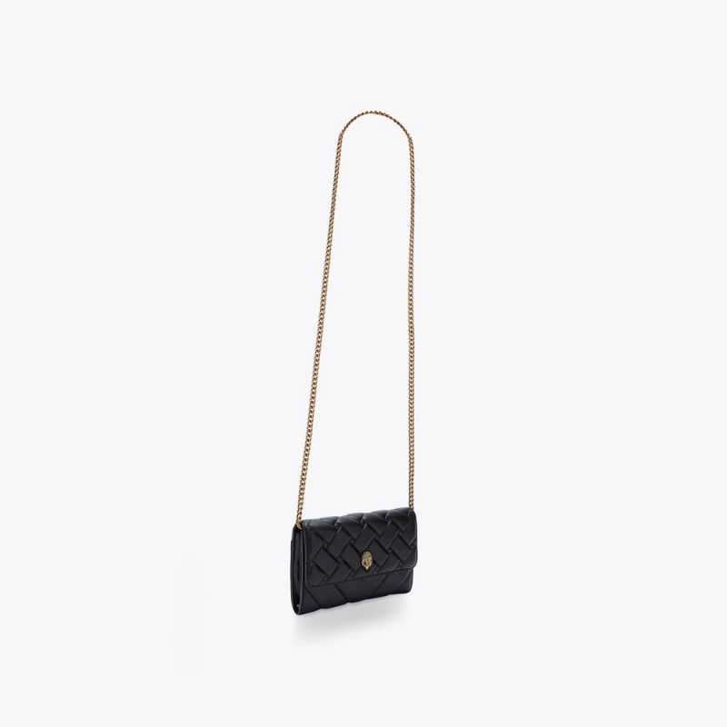 Kurt Geiger Kensington Wallet On Chain Negrii | JYEUFV-801