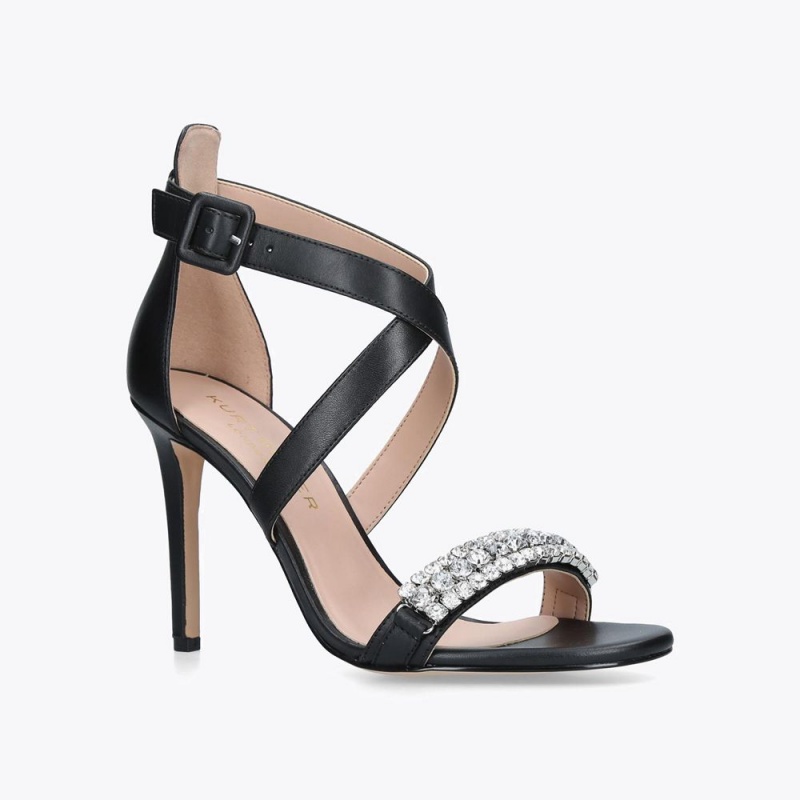 Kurt Geiger Knightsbridge Crystal Negrii | BSLUQY-714