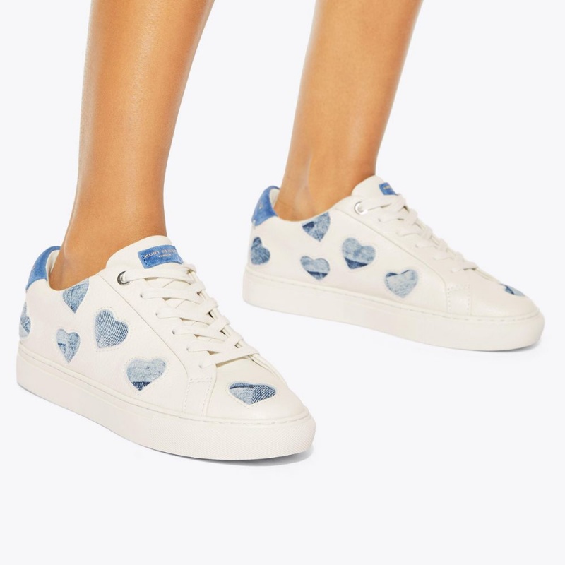 Kurt Geiger Lane Love Sneaker Albi Albastri | DCFYGH-295