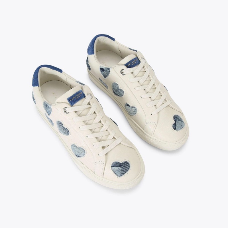 Kurt Geiger Lane Love Sneaker Albi Albastri | DCFYGH-295