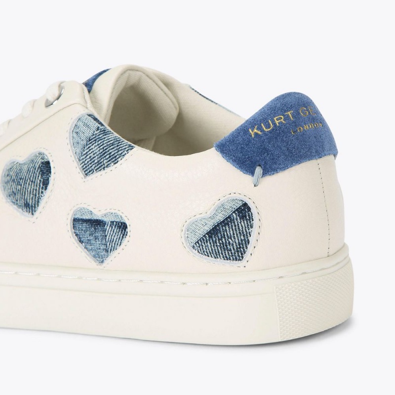 Kurt Geiger Lane Love Sneaker Albi Albastri | DCFYGH-295