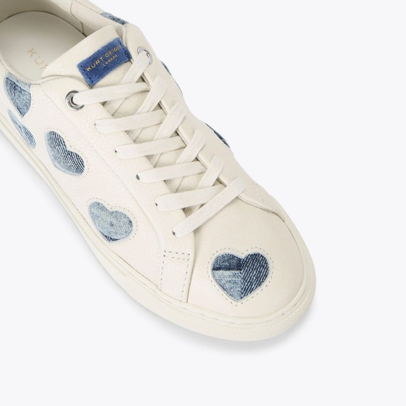 Kurt Geiger Lane Love Sneaker Albi Albastri | DCFYGH-295