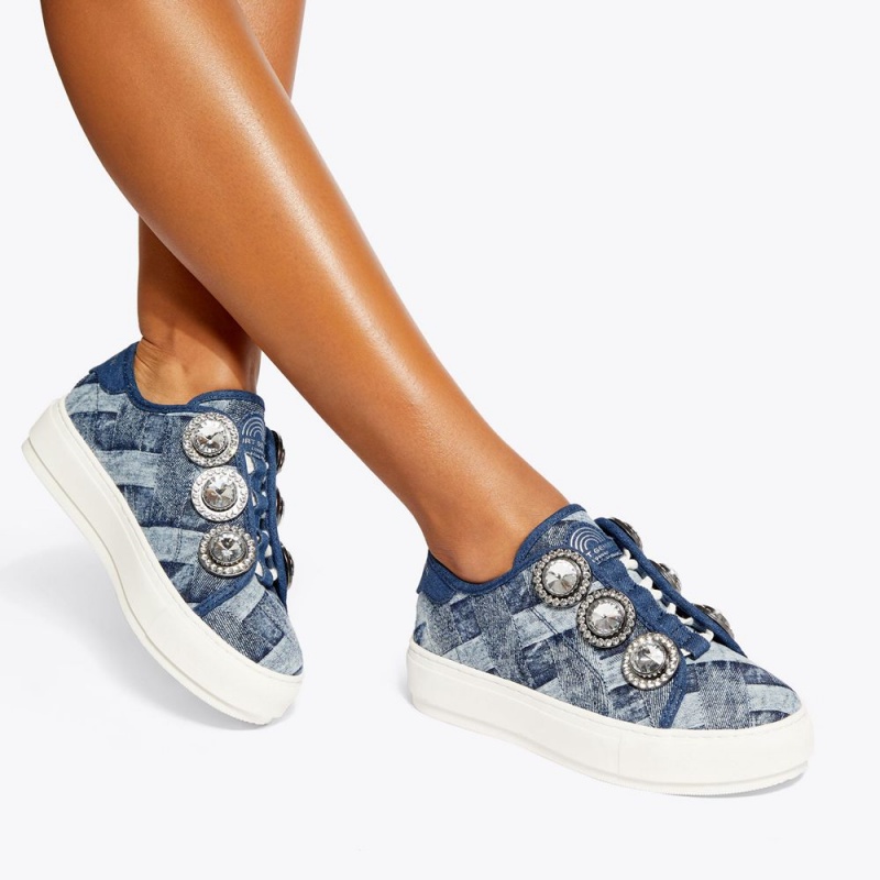 Kurt Geiger Laney Octavia Sneaker Albastri | UPWIHQ-927