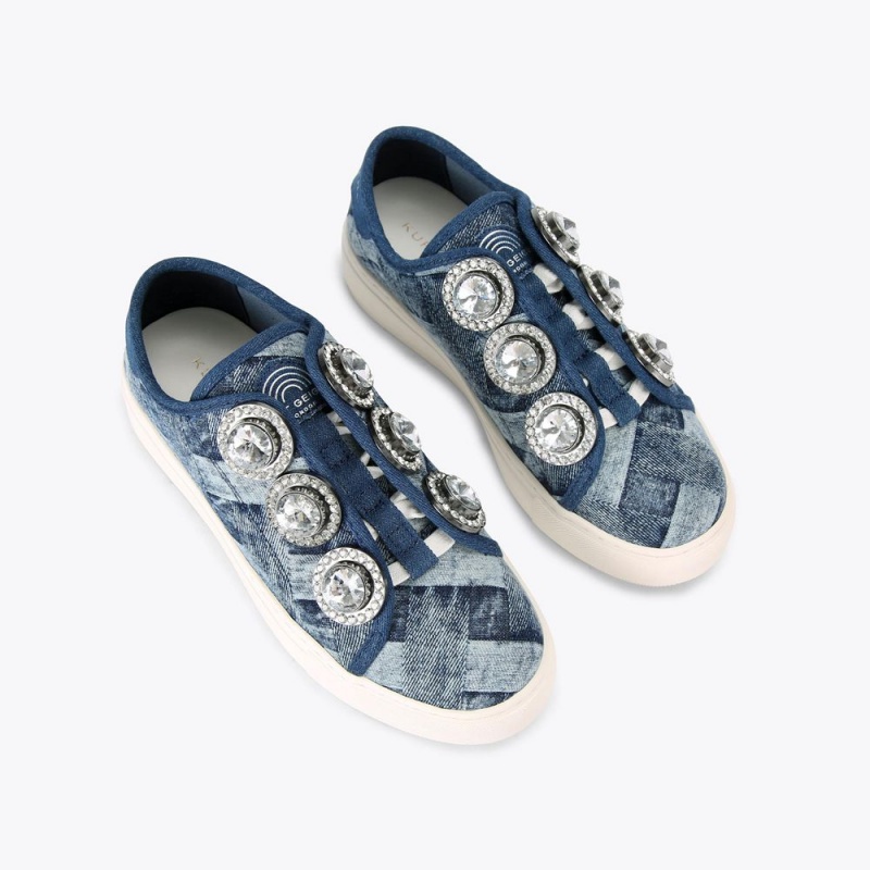 Kurt Geiger Laney Octavia Sneaker Albastri | UPWIHQ-927