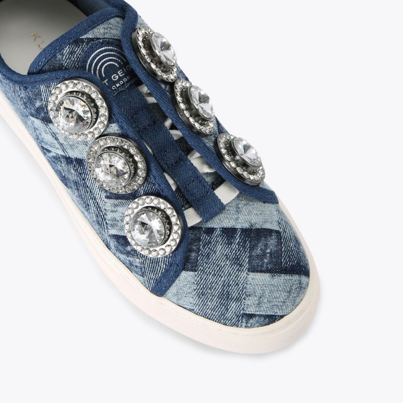 Kurt Geiger Laney Octavia Sneaker Albastri | UPWIHQ-927