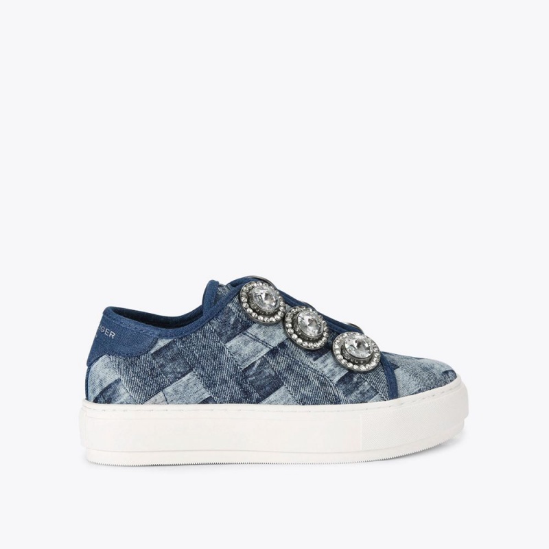 Kurt Geiger Laney Octavia Sneaker Albastri | UPWIHQ-927