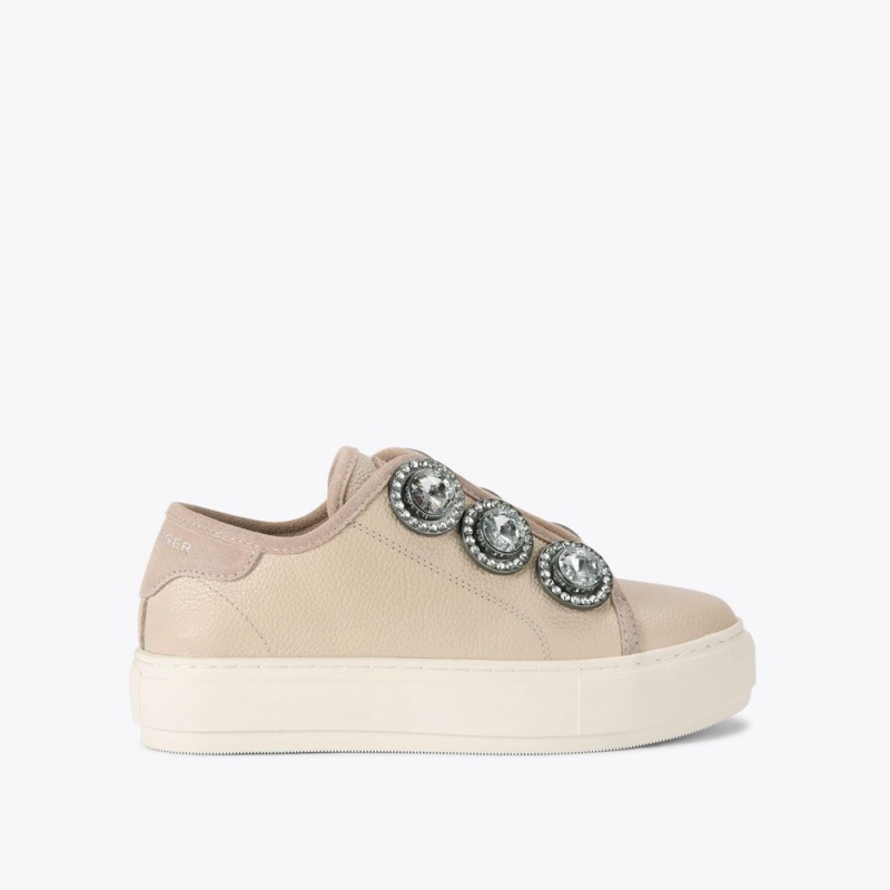 Kurt Geiger Laney Octavia Sneaker Bej | FQGBRT-789