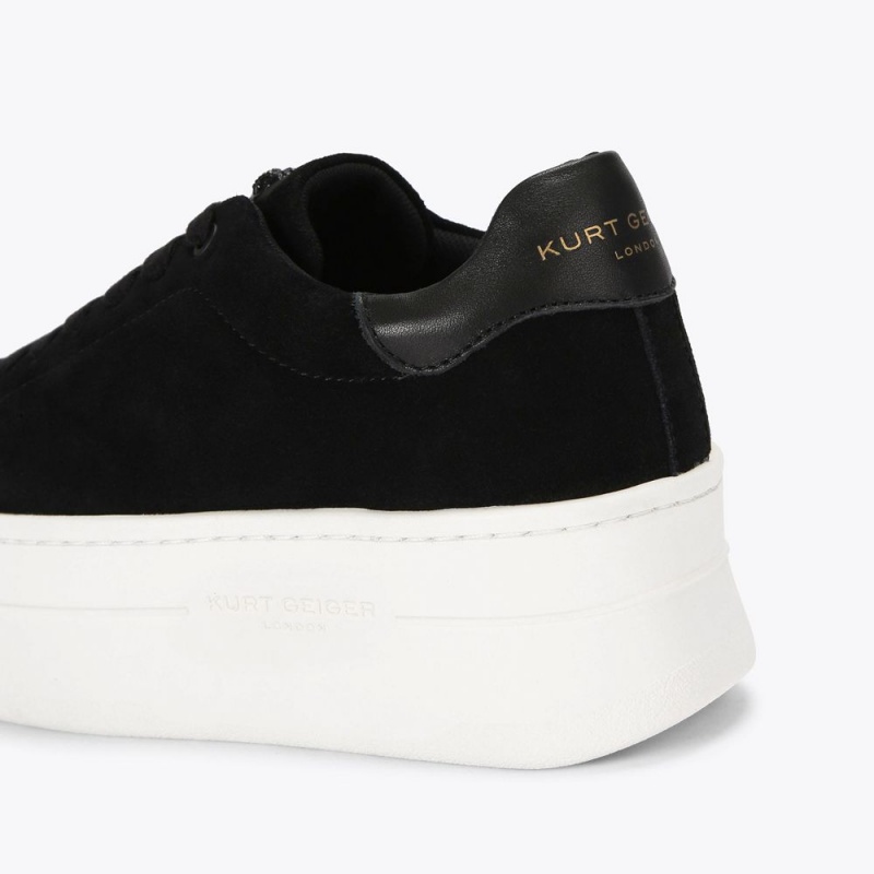 Kurt Geiger Laney Pumped Sneaker Negrii | GOLEDN-170