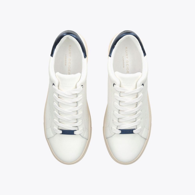 Kurt Geiger Laney Sneaker Albi Albastri | WQJDOL-308