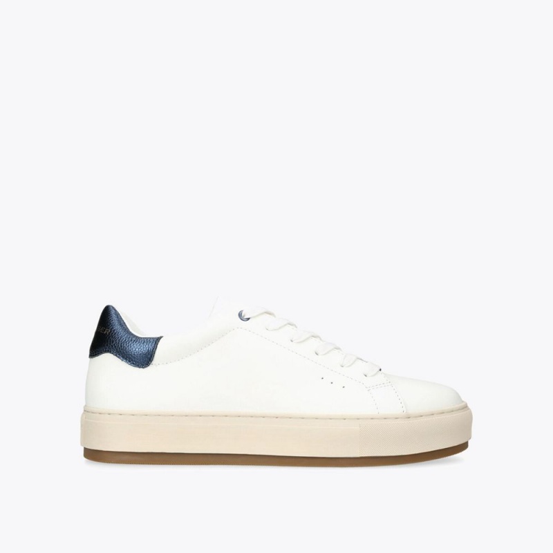 Kurt Geiger Laney Sneaker Albi Albastri | WQJDOL-308