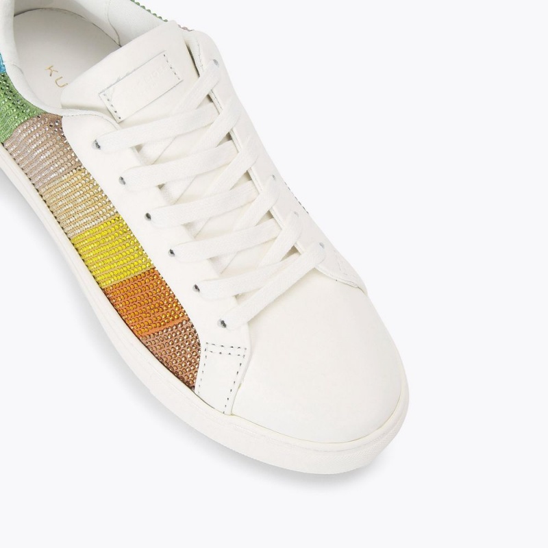 Kurt Geiger Laney Stripe Crystal Sneaker Colorati | XVTUPF-614