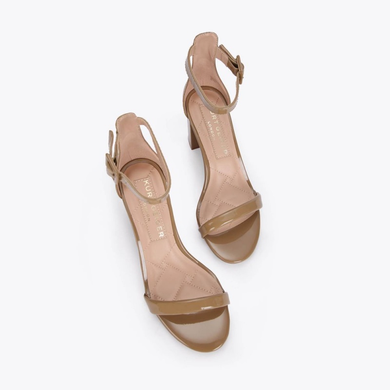 Kurt Geiger Langley Heel Maro | ZVNRMY-837