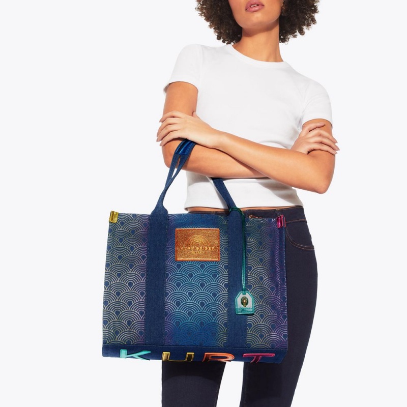 Kurt Geiger Large Southbank Tote Bag Colorati | AEKVUH-592